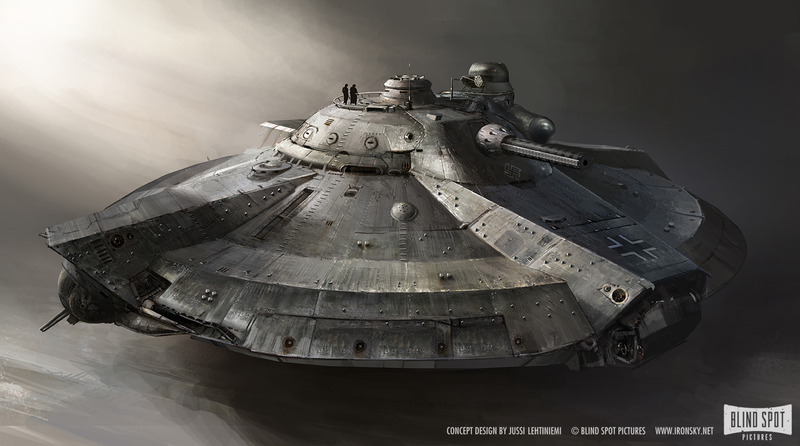 Illustration for article titled Fantastic Concept Art from the "Moon Nazi" Movie Iron Sky